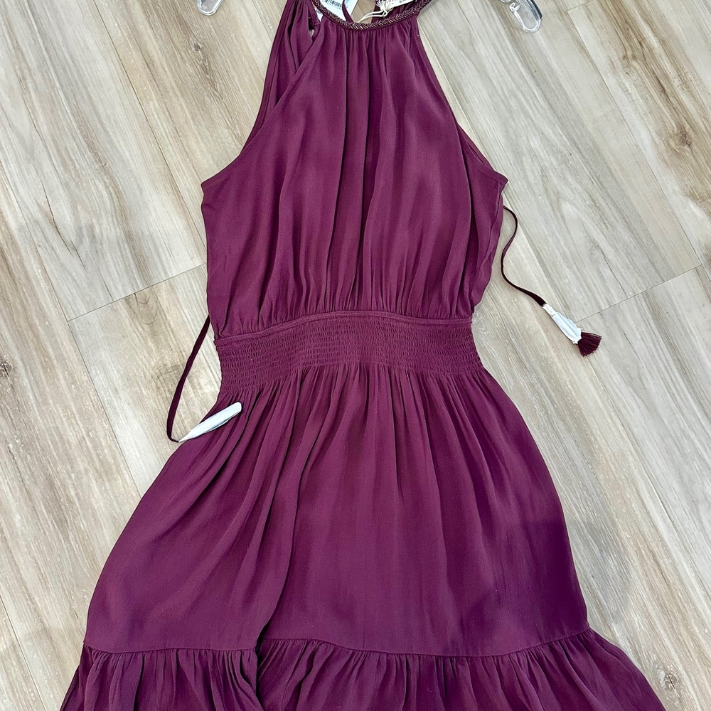 Lovestitch Deep Plum Backless Dress